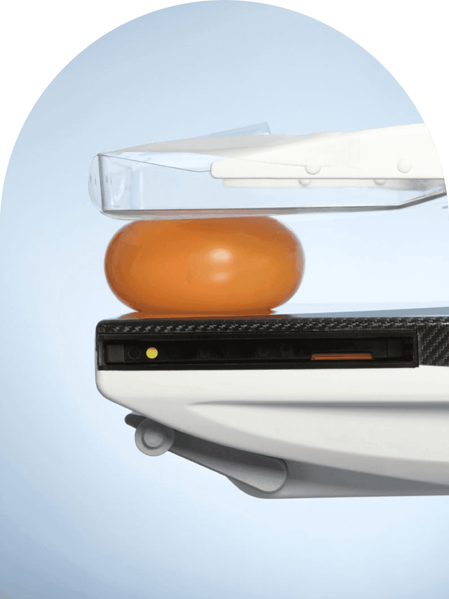 Breast scan equipment illustration